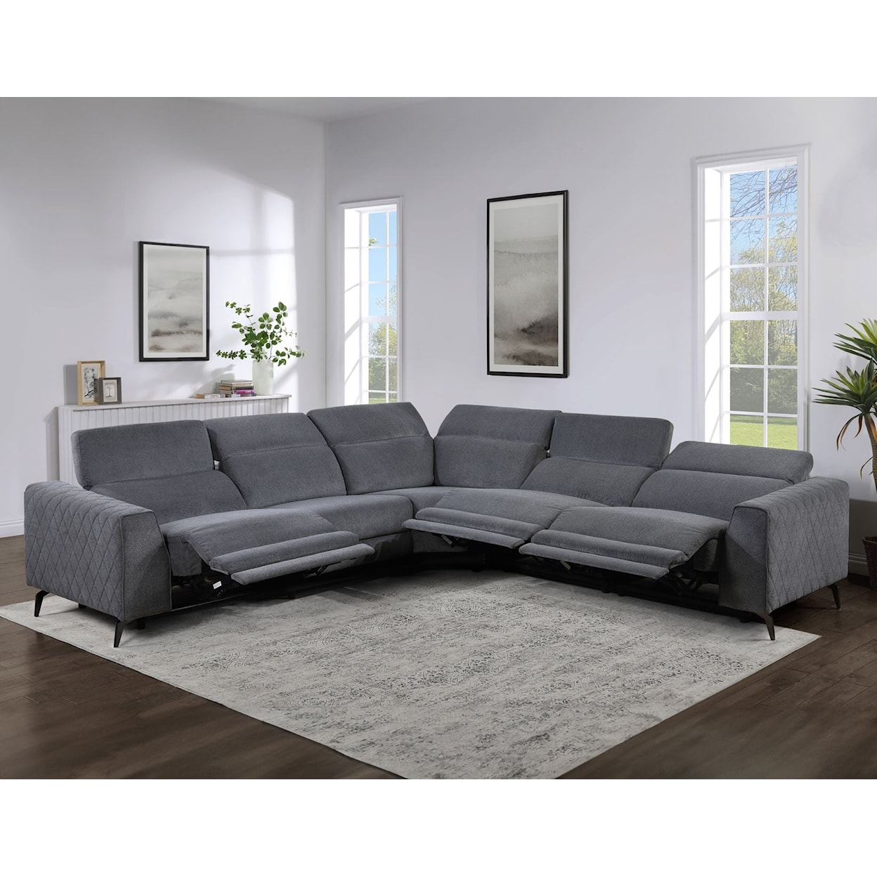 Steve Silver Assisi Sectional Sofa