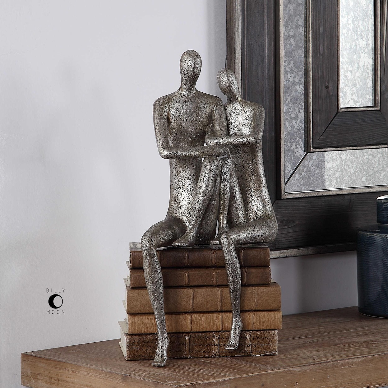 Uttermost Accessories - Statues and Figurines Courtship Antique Nickel Figurine