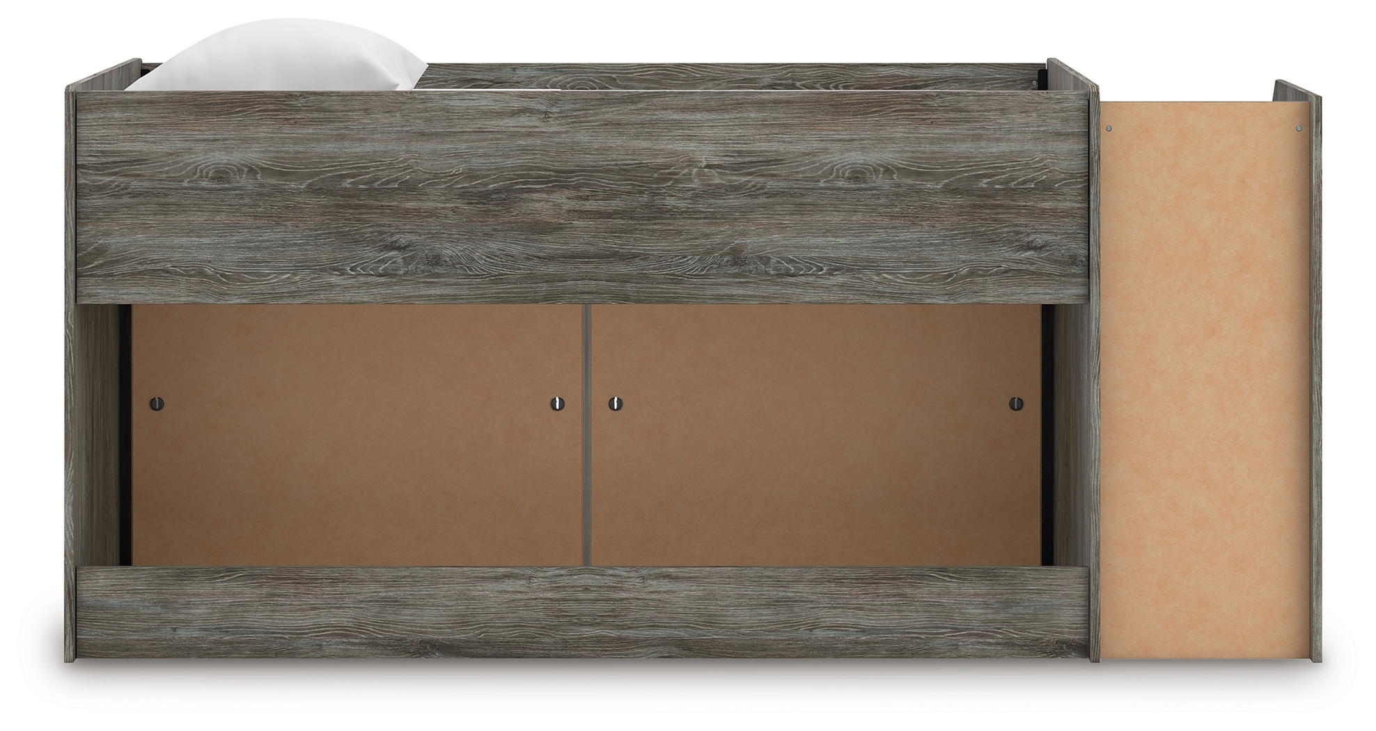 Signature Design by Ashley Frandern Twin Loft Bed With Bookcase Storage