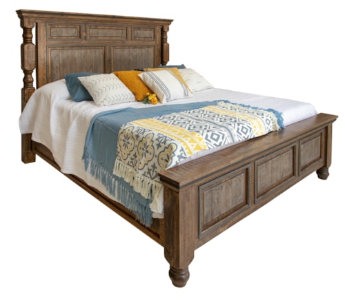 Rustic Queen Panel Bed