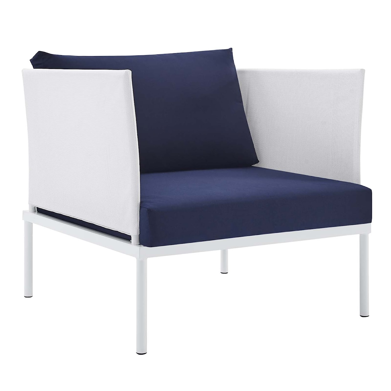 Modway Harmony Outdoor 10-Piece Aluminum Sectional Sofa Set