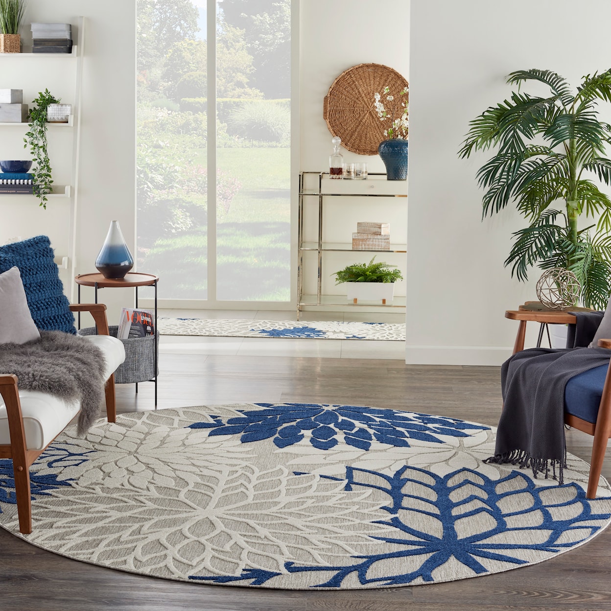 Nourison Aloha 7'10" Round  Rug