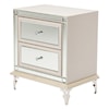 Michael Amini Hollywood Loft Upholstered 2-Drawer Nightstand
