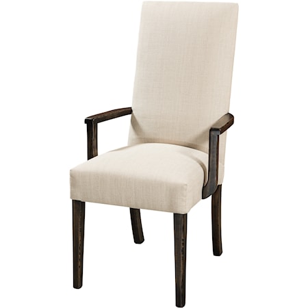 Xavier Upholstered Dining Arm Chair