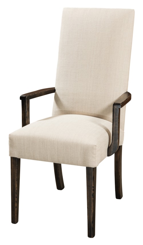 Xavier Upholstered Dining Arm Chair