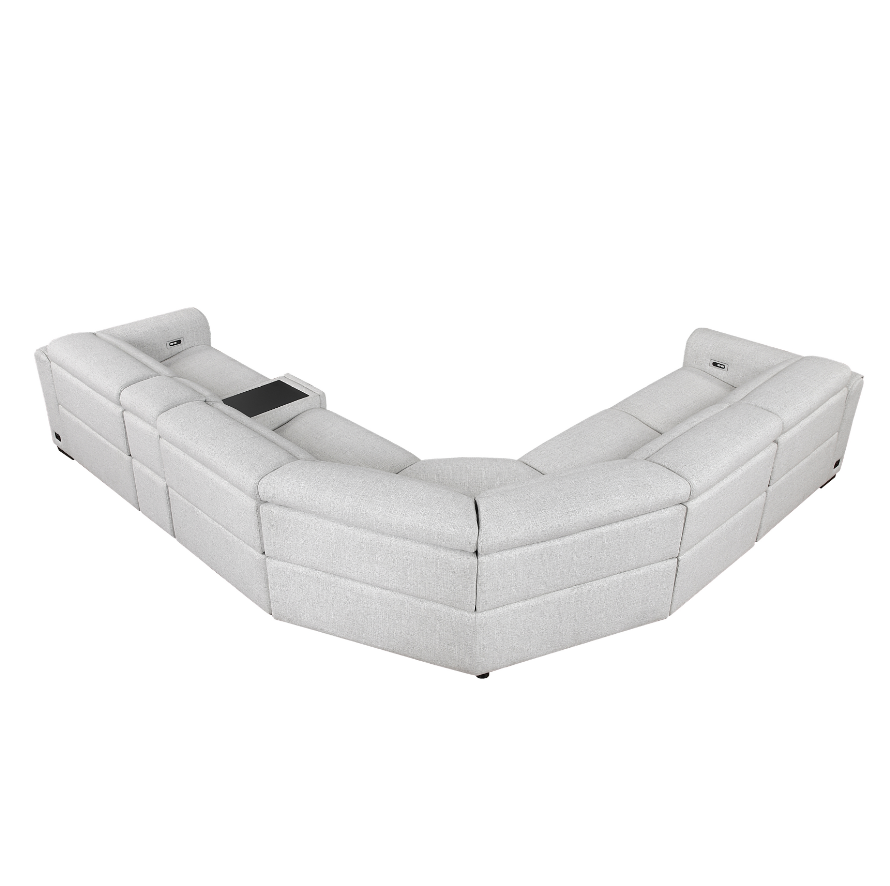 Homelegance McPherson 6-Piece Power Reclining Sectional Sofa