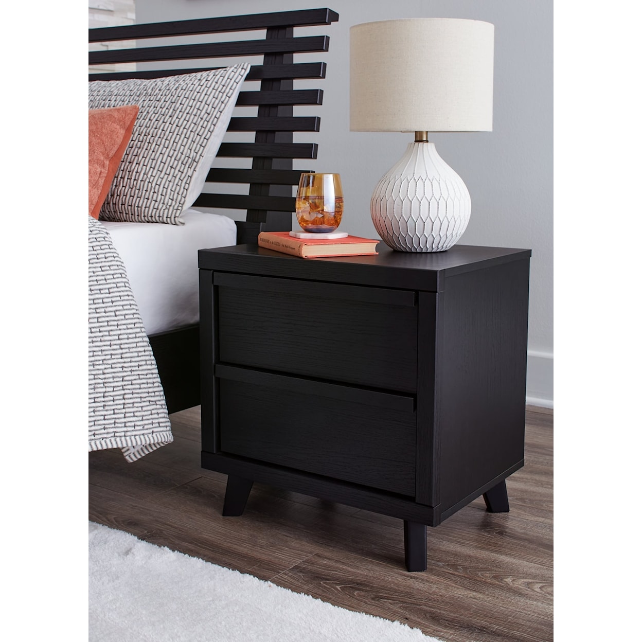 Signature Design by Ashley Danziar Two Drawer Night Stand