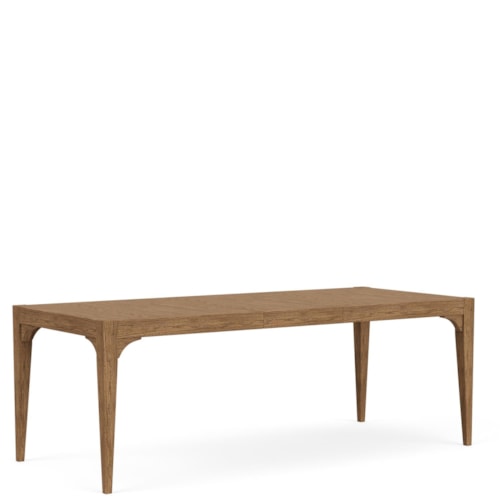 Contemporary Rectangular Dining Table with Extension Leaf
