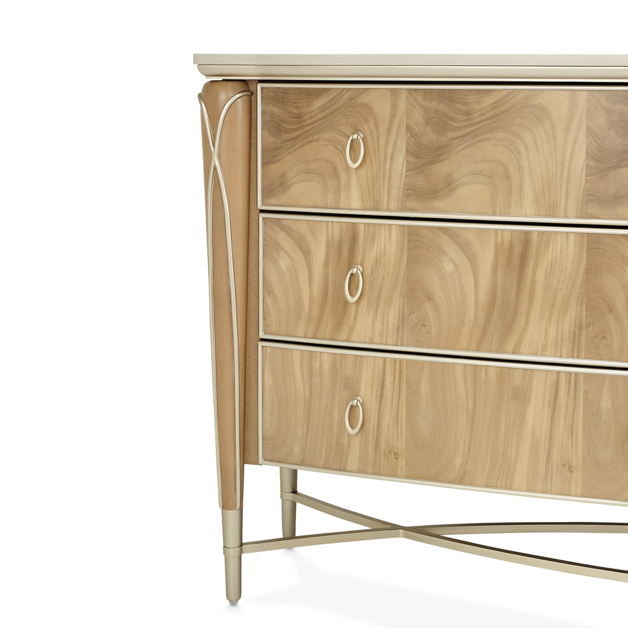 Michael Amini Villa Cherie Villa Cherie Dresser - Caramel