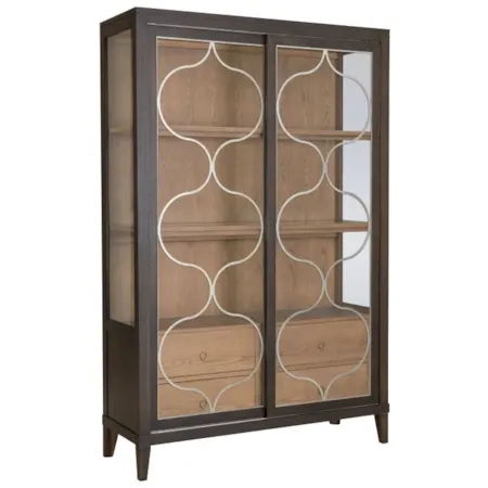 4-Drawer Curio Cabinet