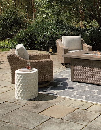 Outdoor Fire Pit Set