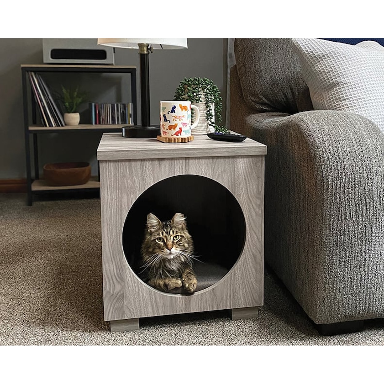 Sauder Pet Furniture Pet Bed/Side Table