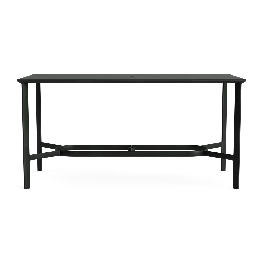 79" Aluminum Bar Table w/Umbrella Hole