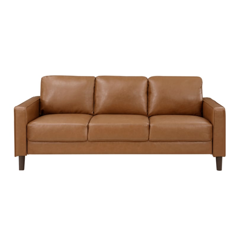 Faux Leather Sofa