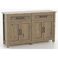 Farmhouse Customizable 4-Door Buffet