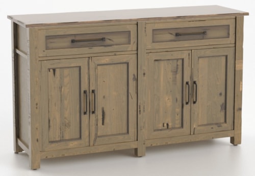 Farmhouse Customizable 4-Door Buffet
