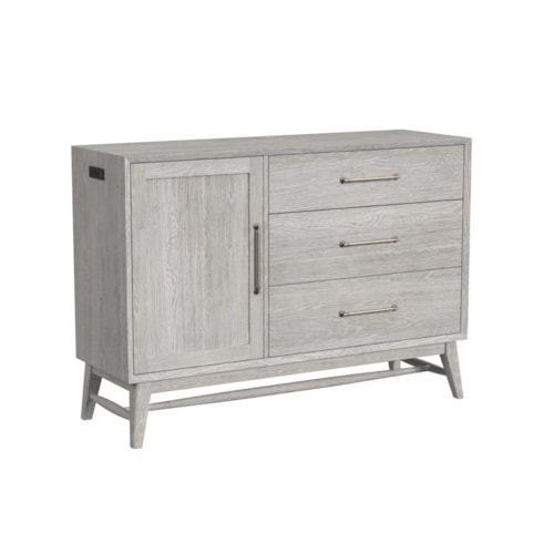 Contemporary Sideboard with Outlets