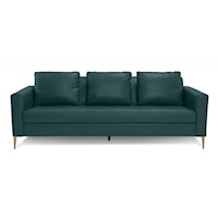 Sherbrook Mid-Century Modern Sofa with Splayed Legs
