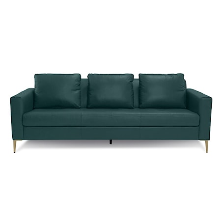 Sherbrook Mid-Century Modern Sofa with Splayed Legs