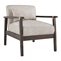 Solid Wood Frame Accent Chair