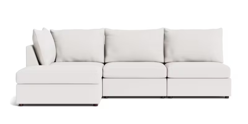 Outdoor 4-pc. Chaise Sofa w/Ottoman