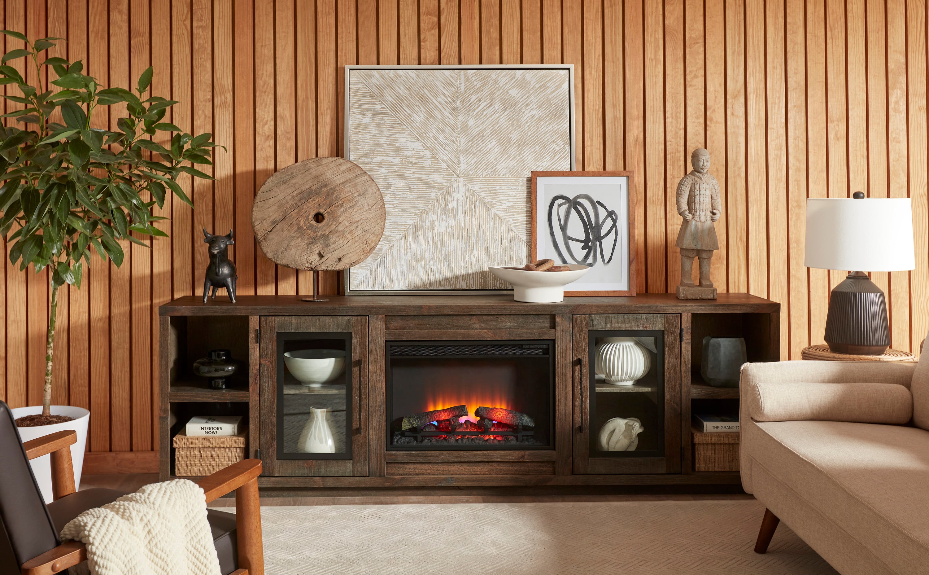 Fireplace Console Table