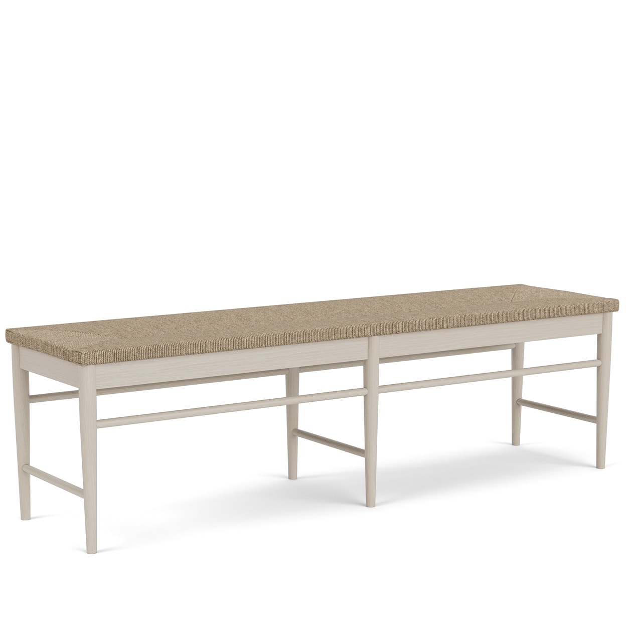 Riverside Furniture Laguna Rush Seat Dining Bench