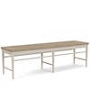 Riverside Furniture Laguna Rush Seat Dining Bench