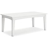 Ashley Signature Design Hyland wave Rectangular Cocktail Table