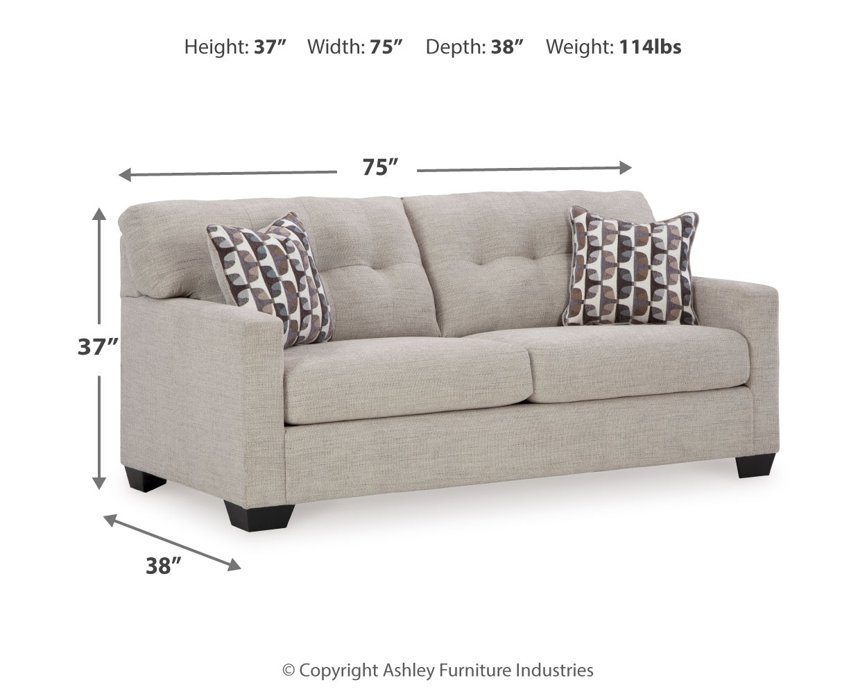 Signature Design by Ashley Mahoney Sofa