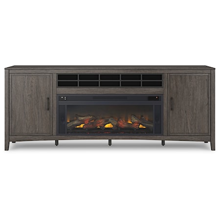 84&quot; TV Stand with Electric Fireplace