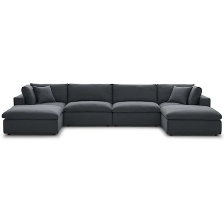 6 Piece Sectional Sofa Set