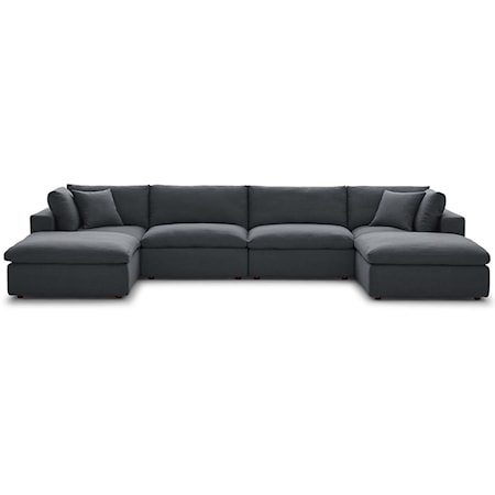 6 Piece Sectional Sofa Set