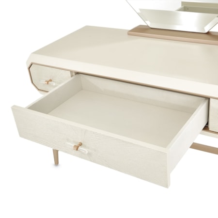 La Rachelle Vanity Desk - Champagne