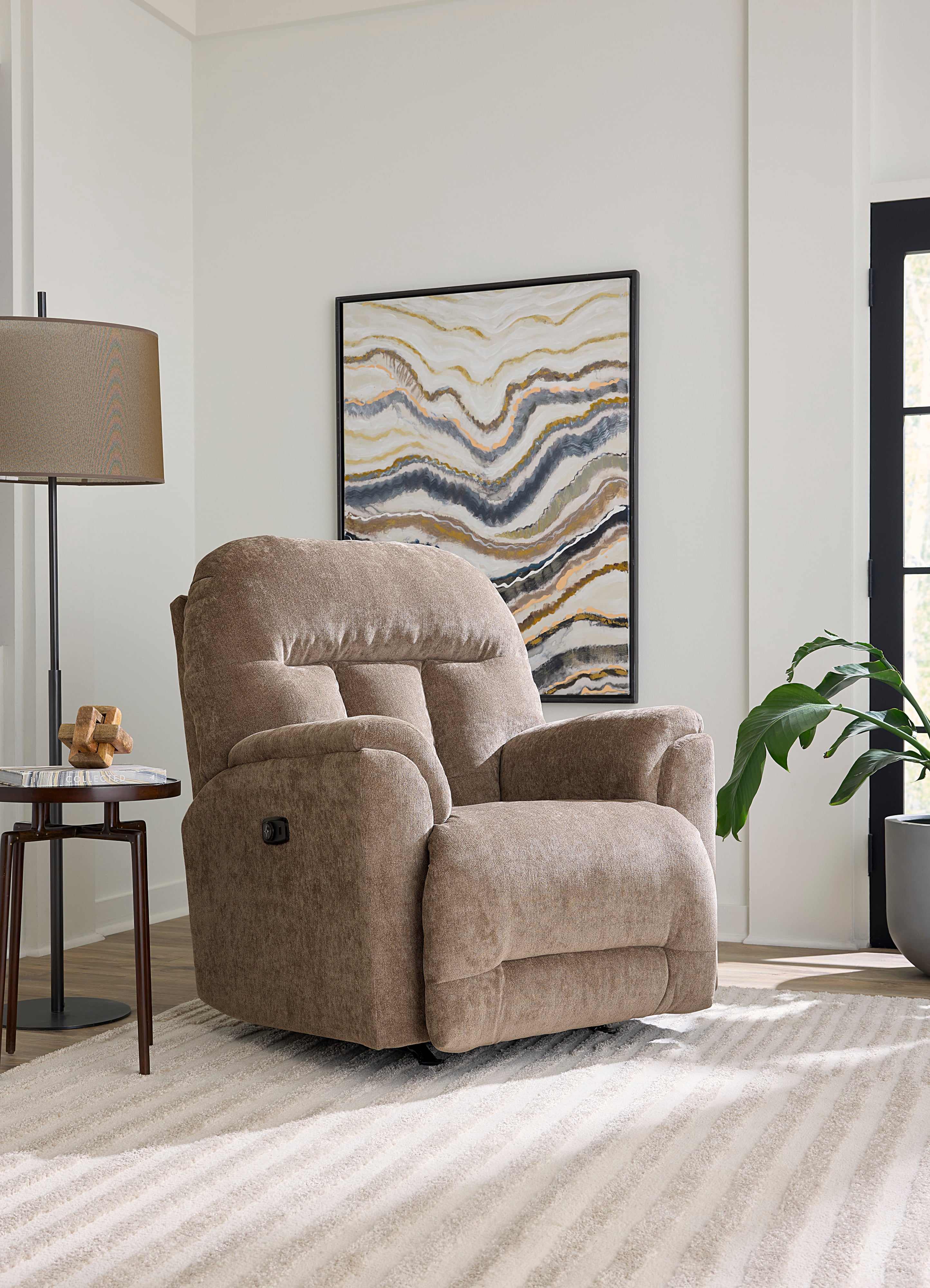 Best Home Furnishings Suitably Power Rocker Recliner