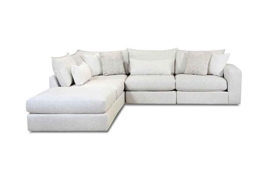 7000 HOGAN COTTON Modular Sectional Sofa with Chaise by Fusion Furniture at Prime Brothers Furniture