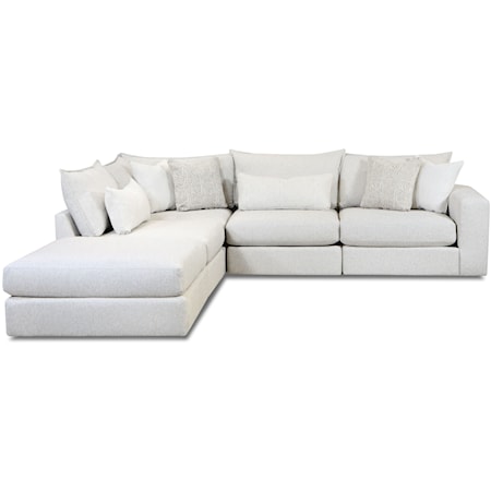 Contemporary Modular Sectional Sofa with Chaise