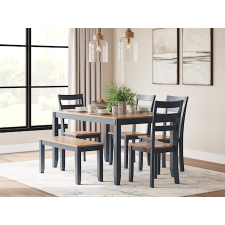 Dining Room Table Set (6/Cn)