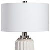 Uttermost Table Lamps Azariah White Crackle Table Lamp