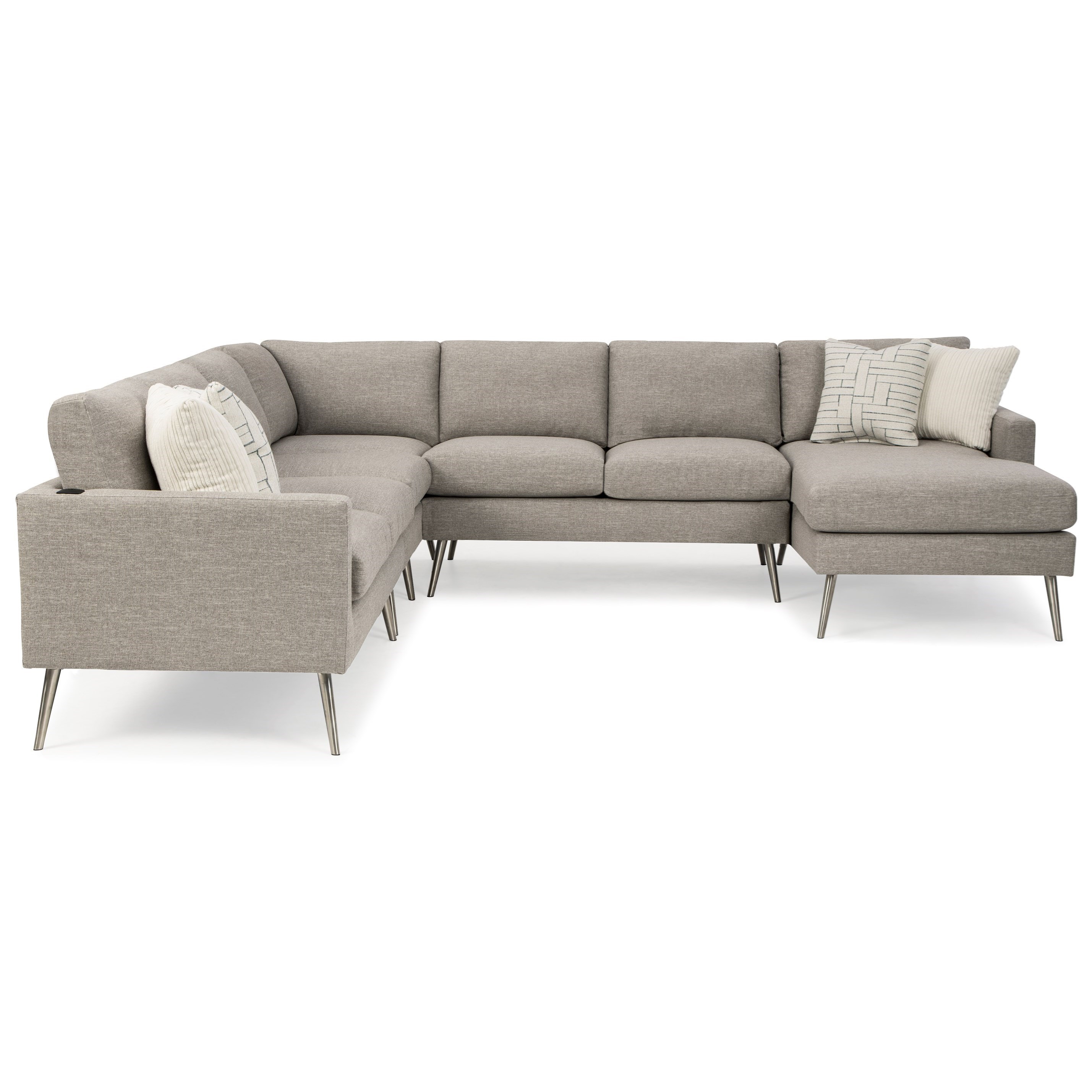 6-Seat Sectional Sofa w/ RAF Chaise