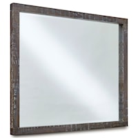 Mirror with Wood Frame