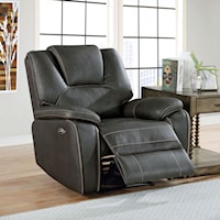 Casual Power Recliner with USB Port