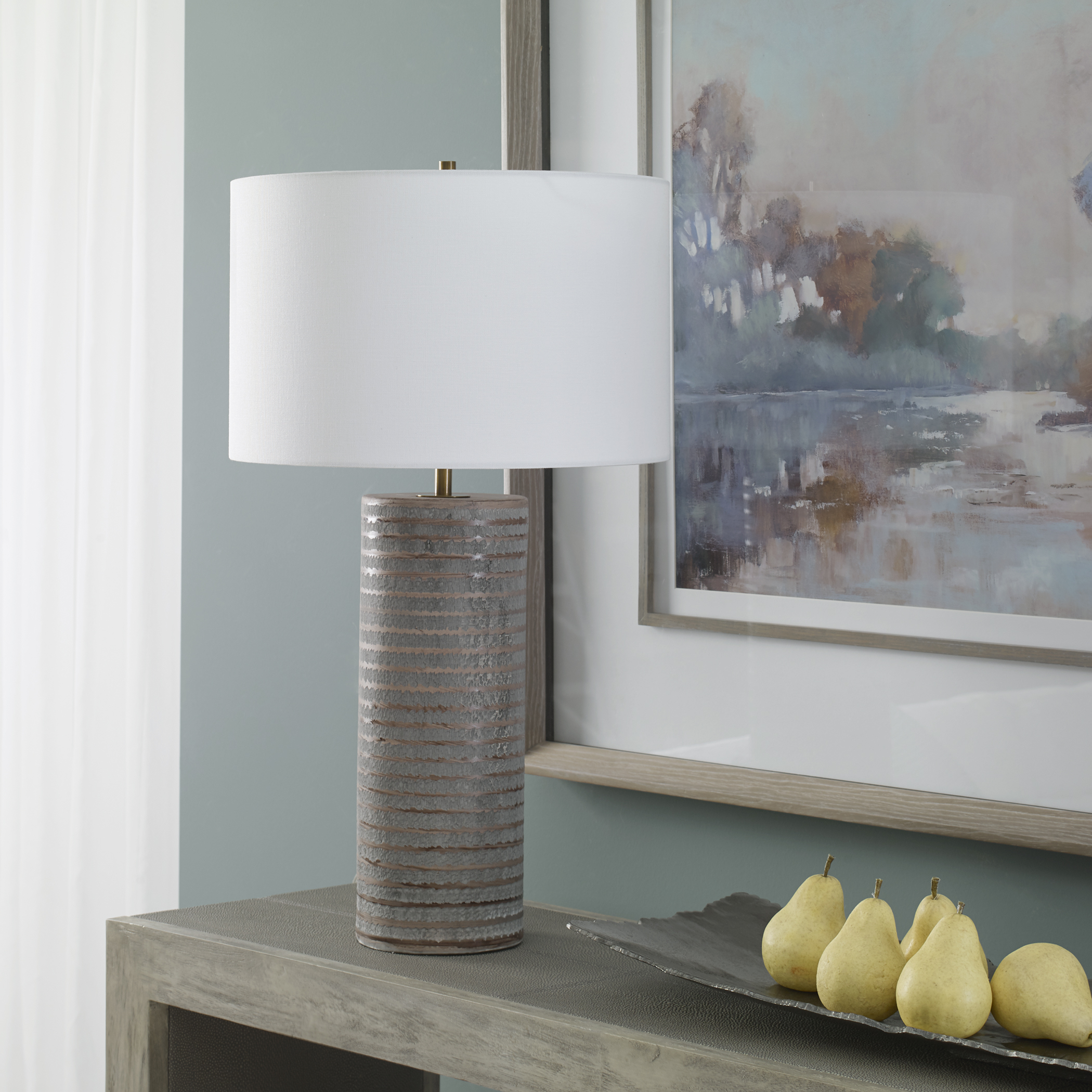 Uttermost Monolith Monolith Gray Table Lamp