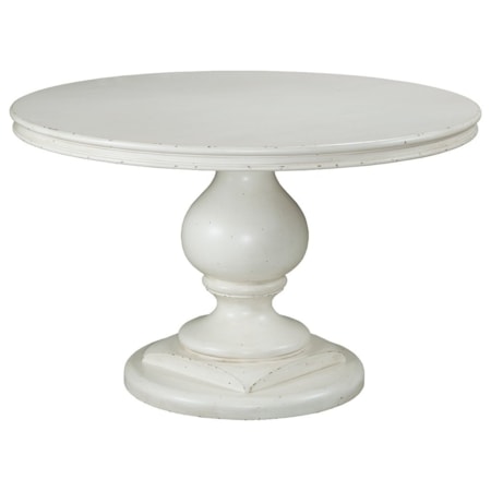 48" Rd. Pedestal Dining Table