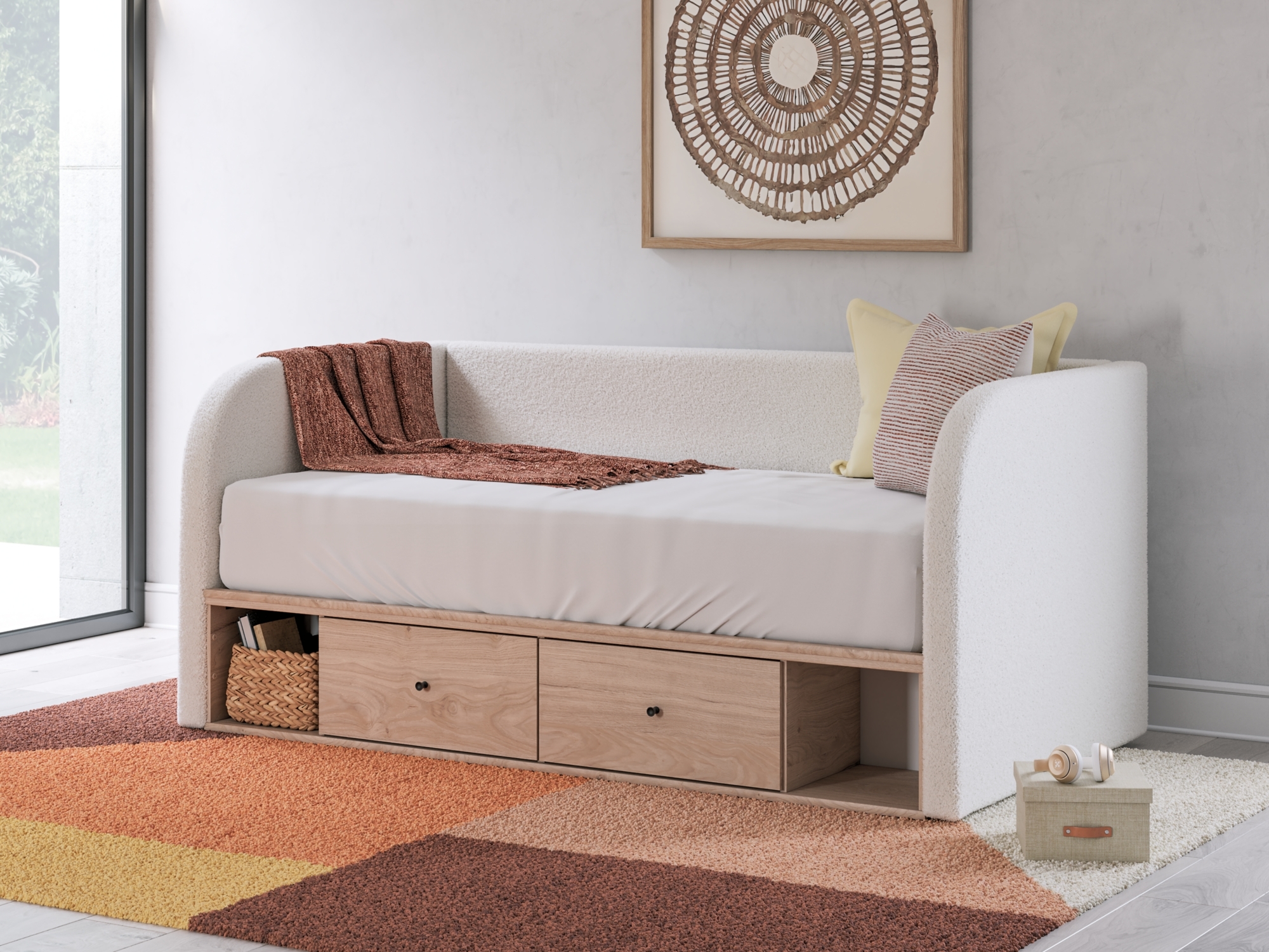 Full Upholstered Day Bed