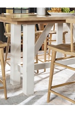 Trisha Yearwood Home Collection by Legacy Classic XXX's and OOO's Farmhouse Trestle Dining Table