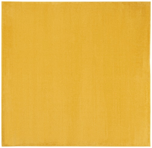 5'  Yellow Square Rug