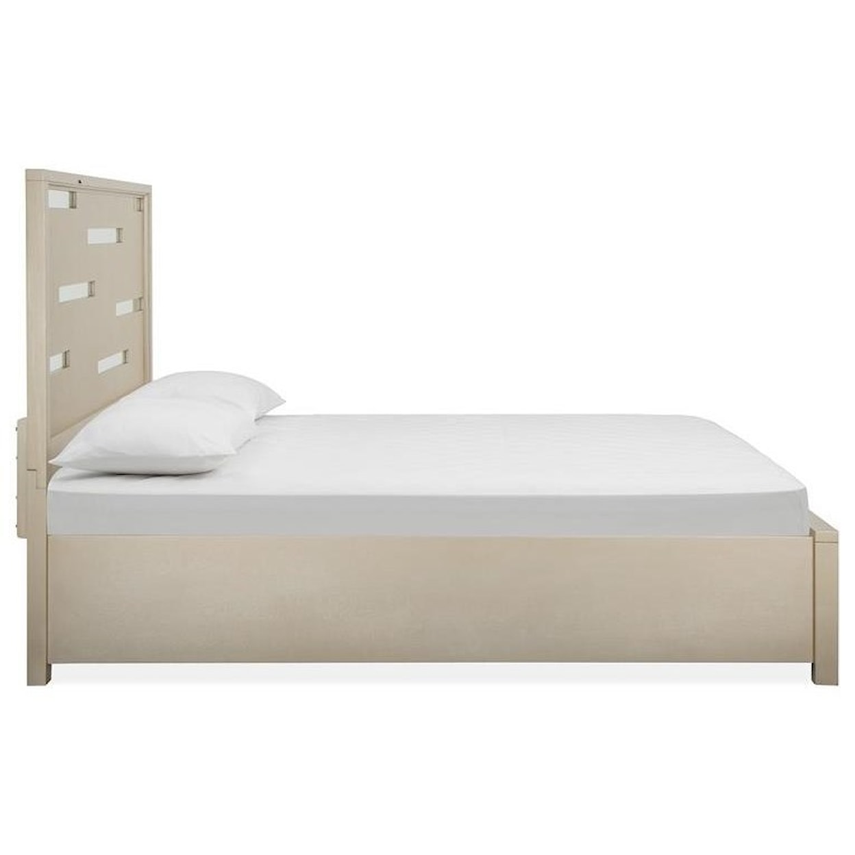 Magnussen Home Chantelle Bedroom Queen Panel Bed with Storage