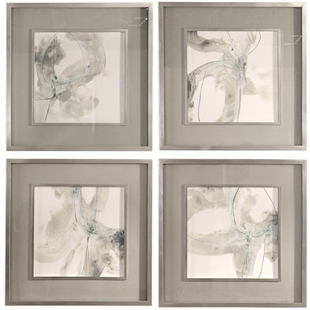 Divination Abstract Art, Set of 4