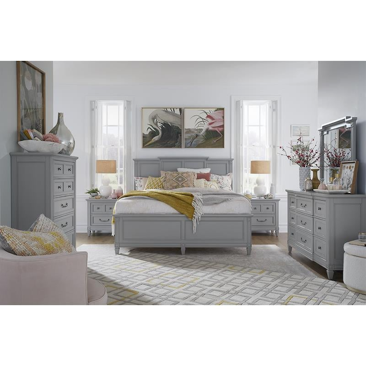 Magnussen Home Glenbrook Bedroom 6-Piece California King Bedroom Set